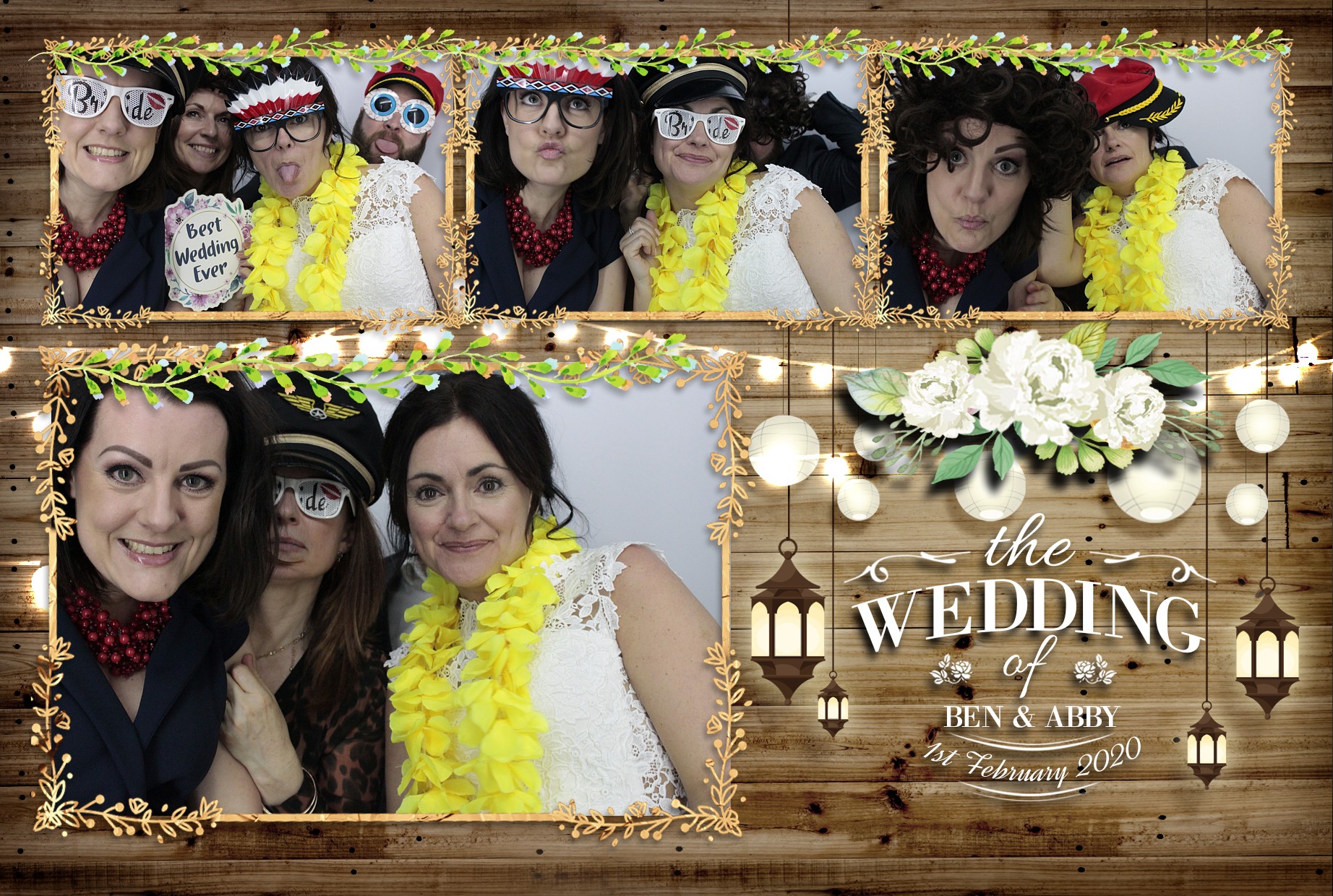 Ben & Abby’s Wedding  | View more photos from the event at gallery.myphotoboothexperience.co.uk/u/MyPhotoBoothExperienceLtd/Ben-Abby’s-Wedding